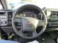 Jet Black/Dark Ash 2014 GMC Sierra 1500 Regular Cab 4x4 Steering Wheel