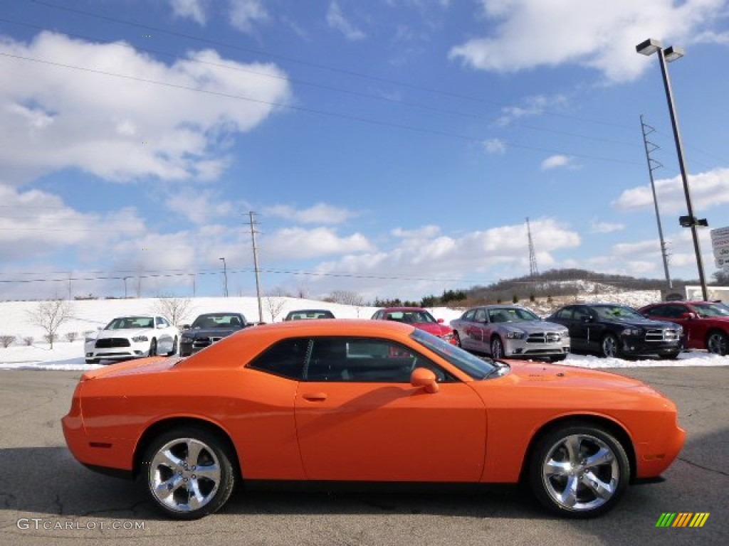 Header Orange 2014 Dodge Challenger R/T Exterior Photo #89186983