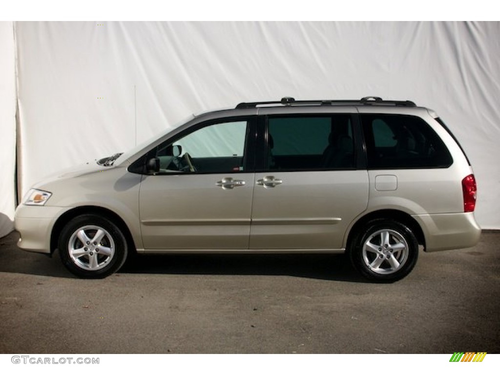 Shimmering Sand Metallic 2002 Mazda MPV LX Exterior Photo #89187559
