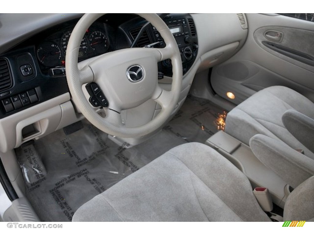 Beige Interior 2002 Mazda MPV LX Photo #89187616