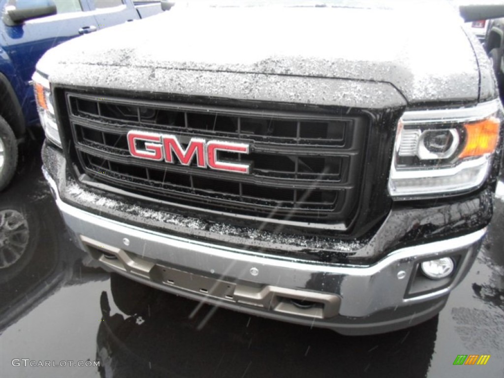 2014 Sierra 1500 SLT Crew Cab 4x4 - Onyx Black / Cocoa/Dune photo #2