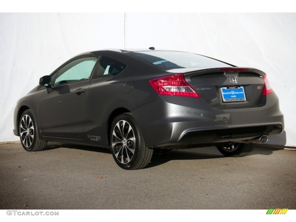 2013 Civic Si Coupe - Polished Metal Metallic / Black photo #2