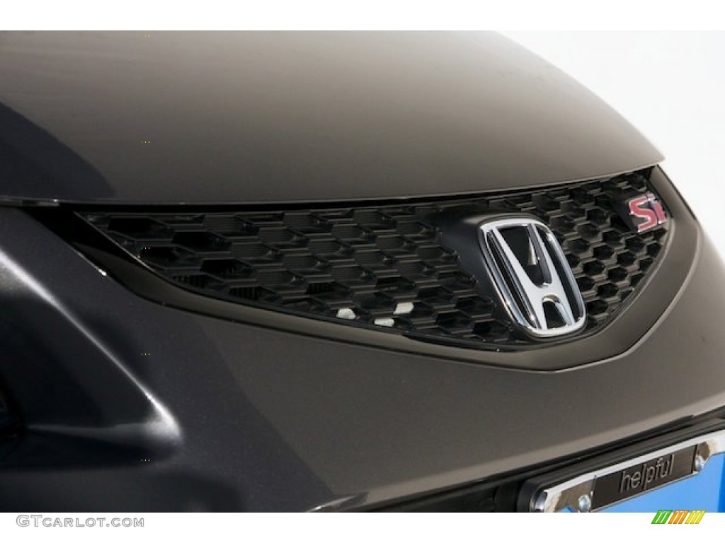 2013 Civic Si Coupe - Polished Metal Metallic / Black photo #8