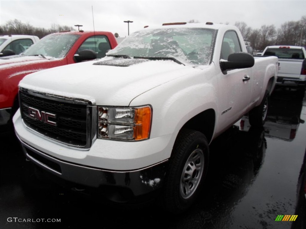 2014 Sierra 3500HD Regular Cab 4x4 - Summit White / Dark Titanium photo #1