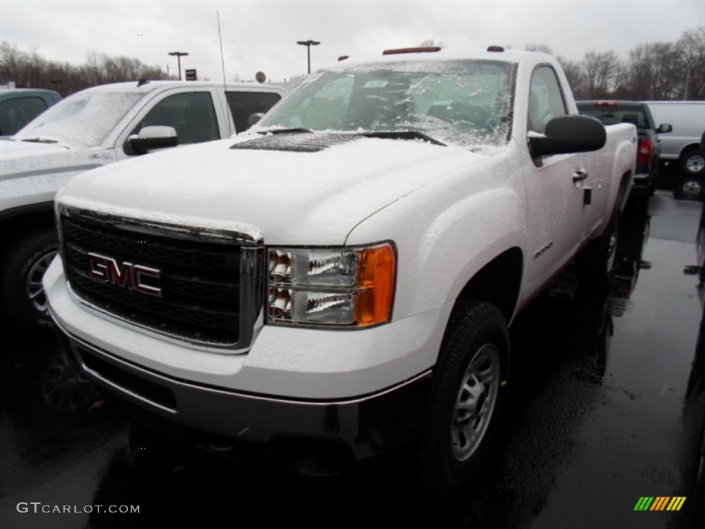 2014 Sierra 3500HD Regular Cab 4x4 - Summit White / Dark Titanium photo #1