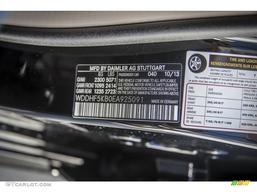 2014 E 350 Sedan - Black / Silk Beige/Espresso Brown photo #7