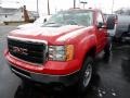 2014 Fire Red GMC Sierra 3500HD Regular Cab Dually Chassis  photo #1