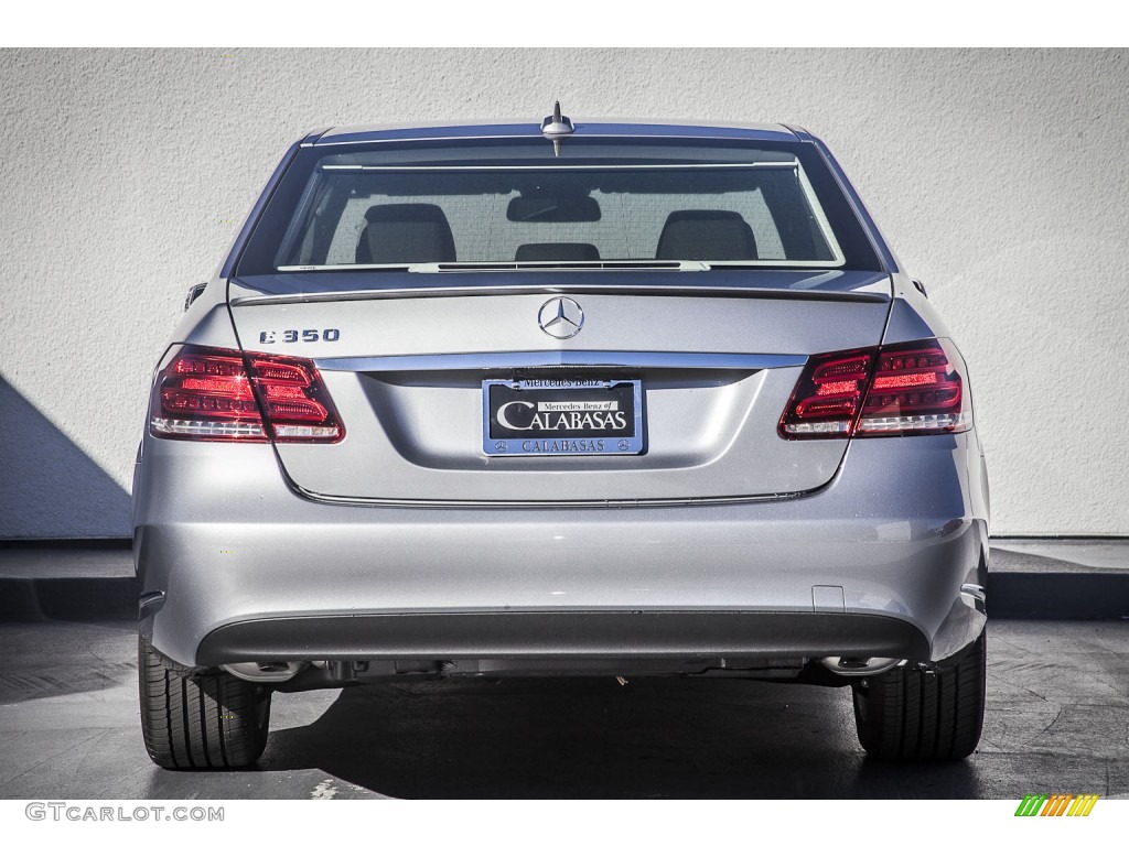 2014 E 350 Sport Sedan - Paladium Silver Metallic / Silk Beige/Espresso Brown photo #3