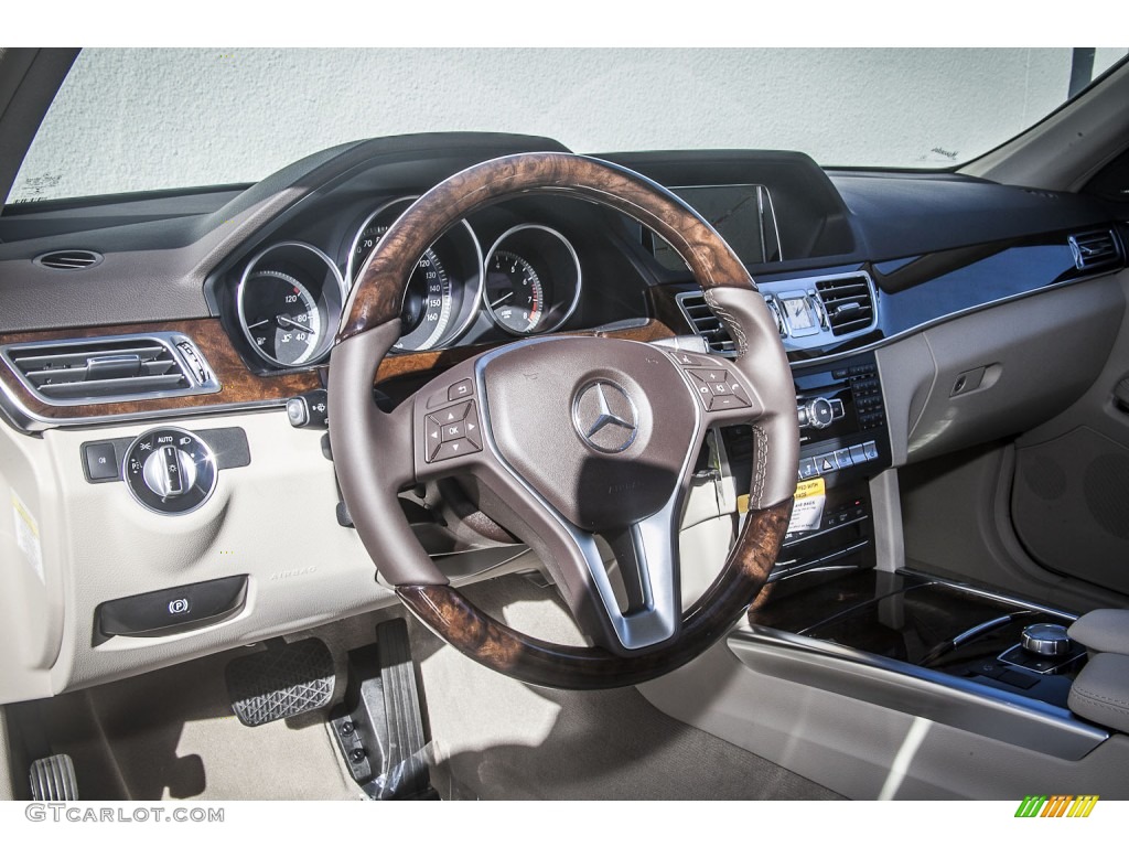 2014 E 350 Sport Sedan - Paladium Silver Metallic / Silk Beige/Espresso Brown photo #5