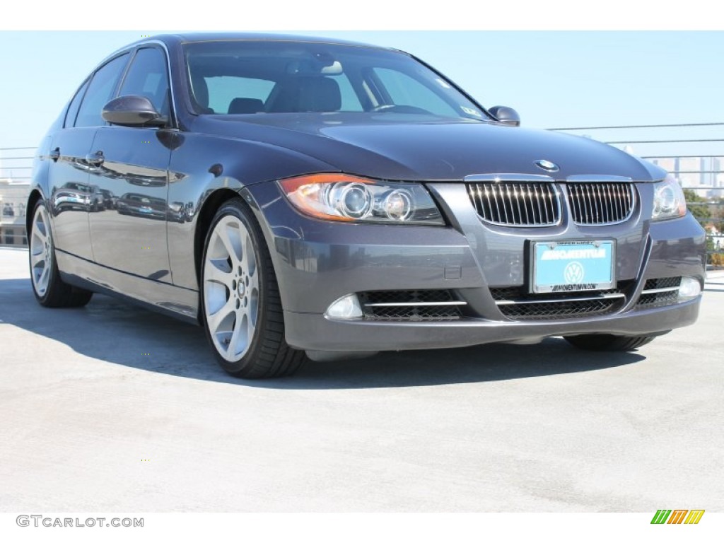 2008 3 Series 335i Sedan - Sparkling Graphite Metallic / Gray photo #1