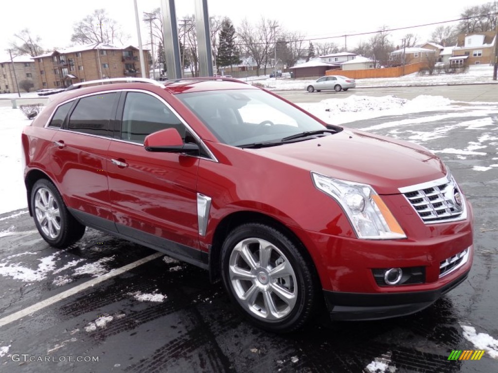 Crystal Red Tintcoat 2013 Cadillac SRX Premium AWD Exterior Photo #89190559