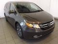 2014 Smoky Topaz Metallic Honda Odyssey Touring  photo #1