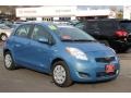 2011 Bayou Blue Pearl Toyota Yaris 5 Door Liftback #89161315