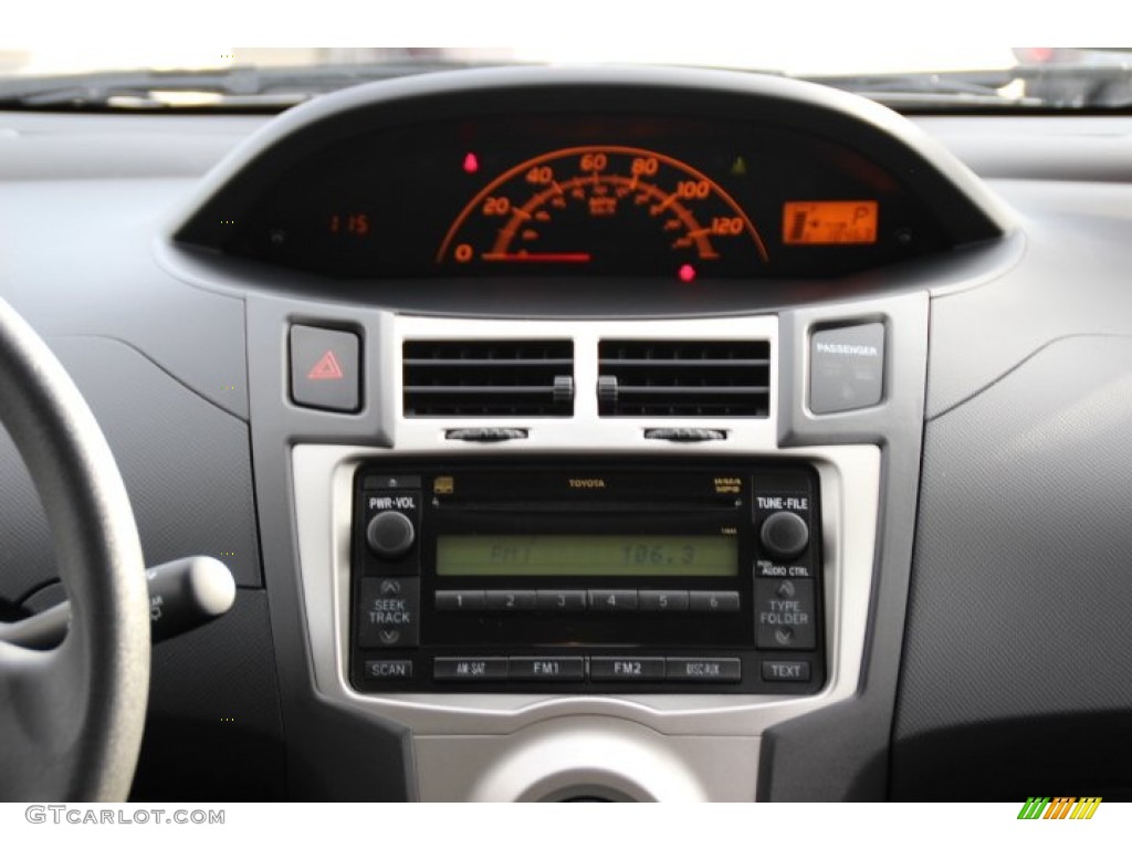 2011 Yaris 5 Door Liftback - Bayou Blue Pearl / Dark Charcoal photo #11