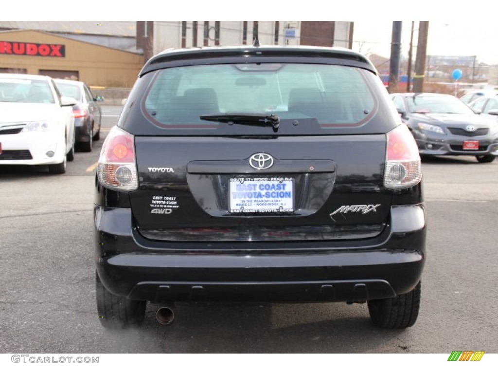 2006 Matrix AWD - Black Sand Pearl / Dark Gray photo #5