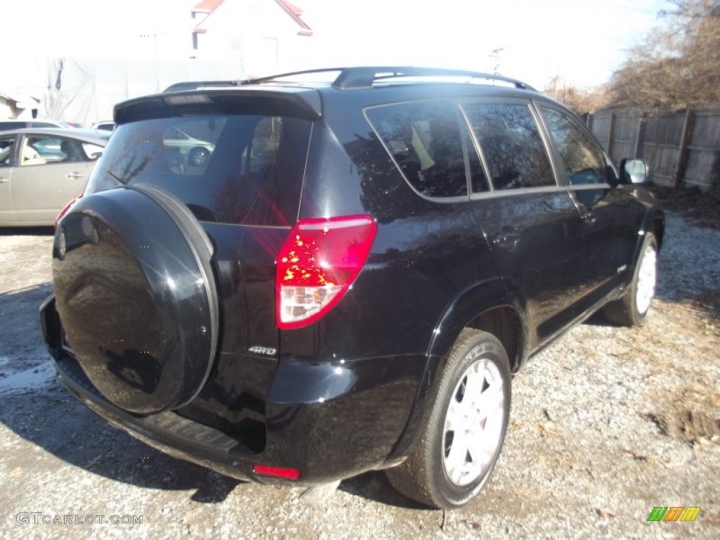2008 RAV4 Sport 4WD - Black / Dark Charcoal photo #3