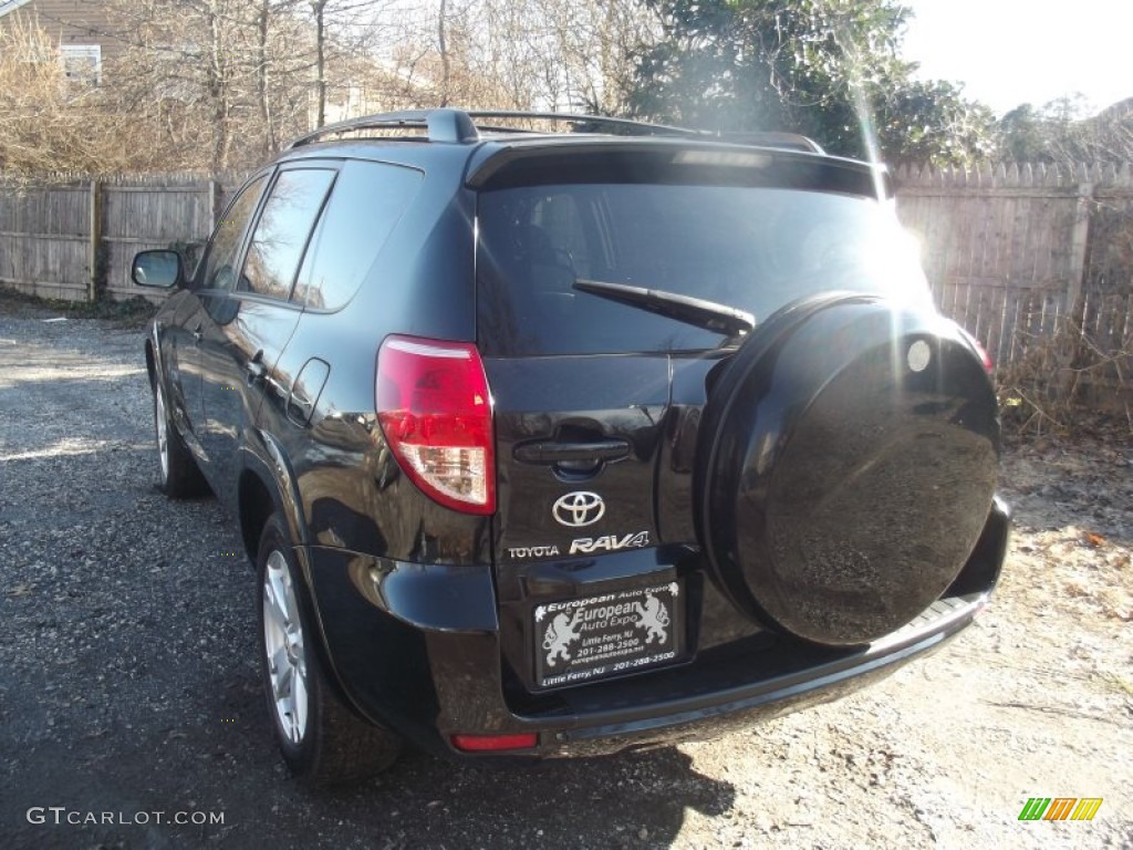 2008 RAV4 Sport 4WD - Black / Dark Charcoal photo #4