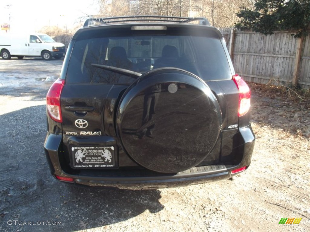 2008 RAV4 Sport 4WD - Black / Dark Charcoal photo #5