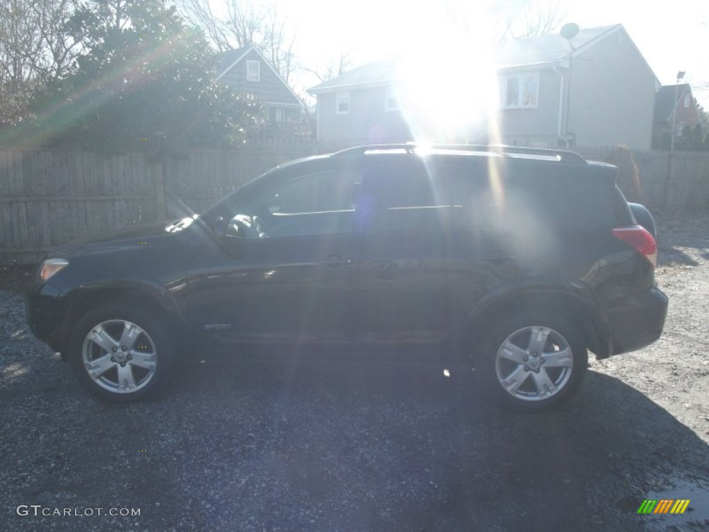 2008 RAV4 Sport 4WD - Black / Dark Charcoal photo #6
