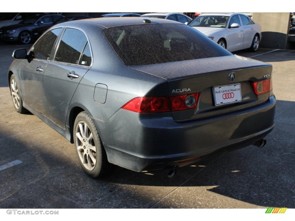 2008 TSX Sedan - Carbon Gray Pearl / Quartz Gray photo #7