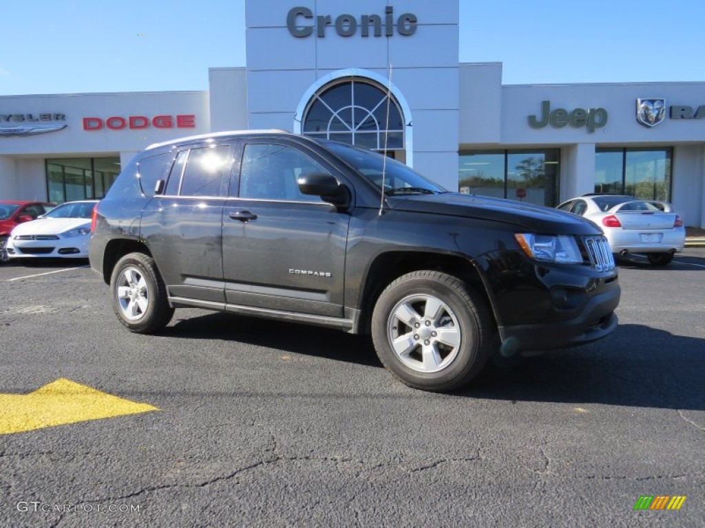 2013 Compass Sport - Black / Dark Slate Gray photo #1