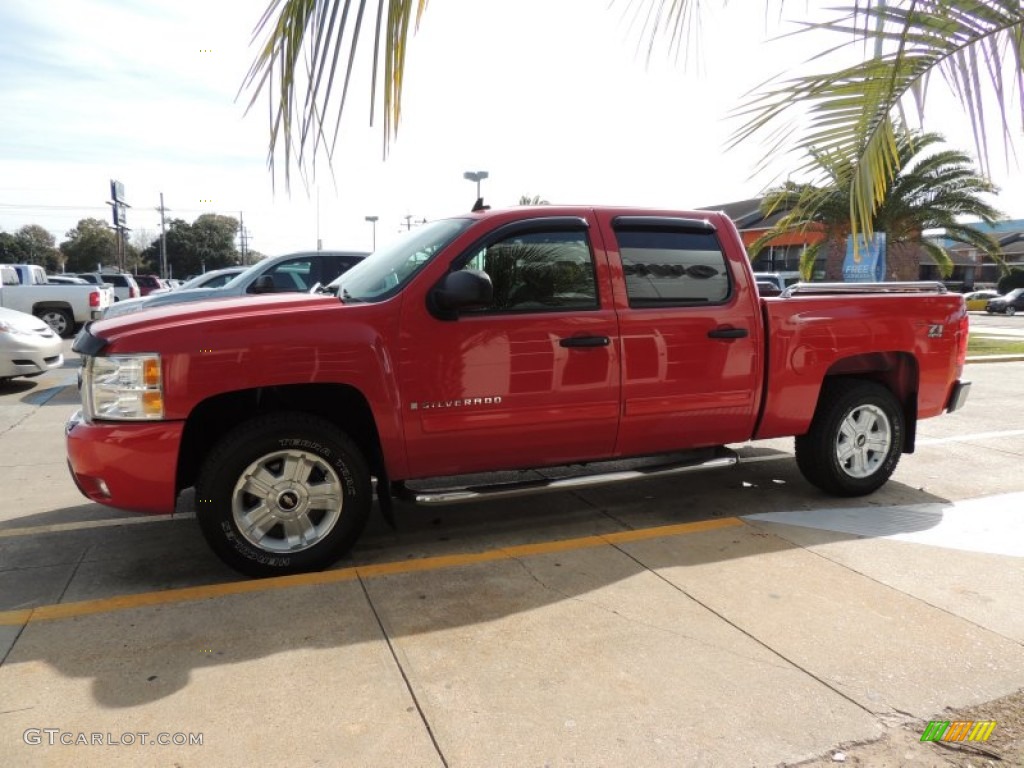 2009 Silverado 1500 LT Crew Cab 4x4 - Victory Red / Ebony photo #5