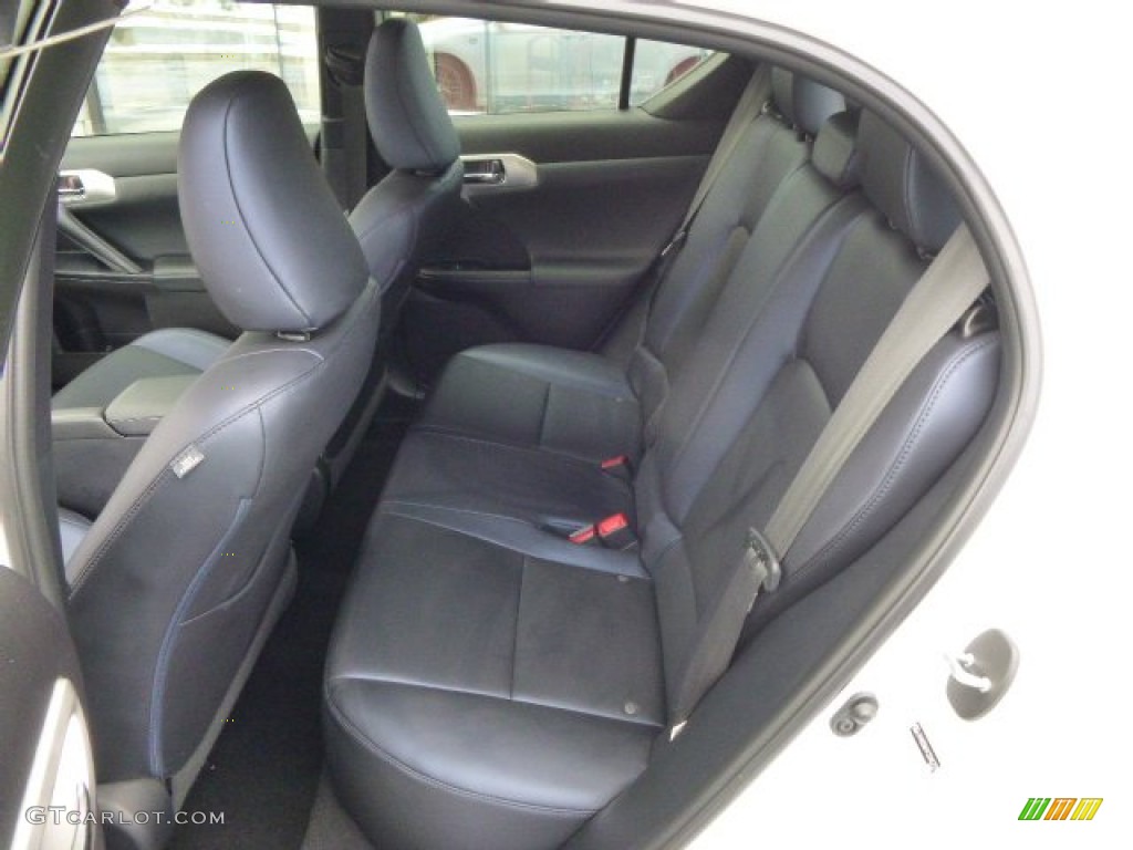 F Sport Ocean Blue Nuluxe Interior 2012 Lexus CT F Sport Special Edition Hybrid Photo #89196859