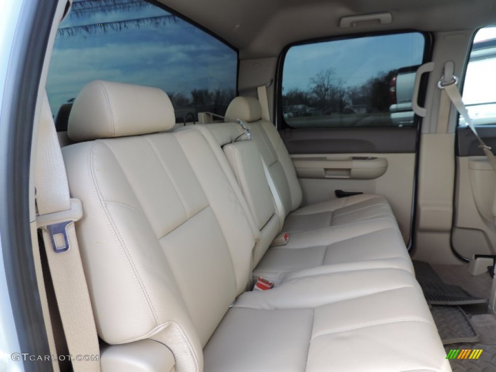 2012 Sierra 1500 SLE Crew Cab - Summit White / Very Dark Cashmere/Light Cashmere photo #7