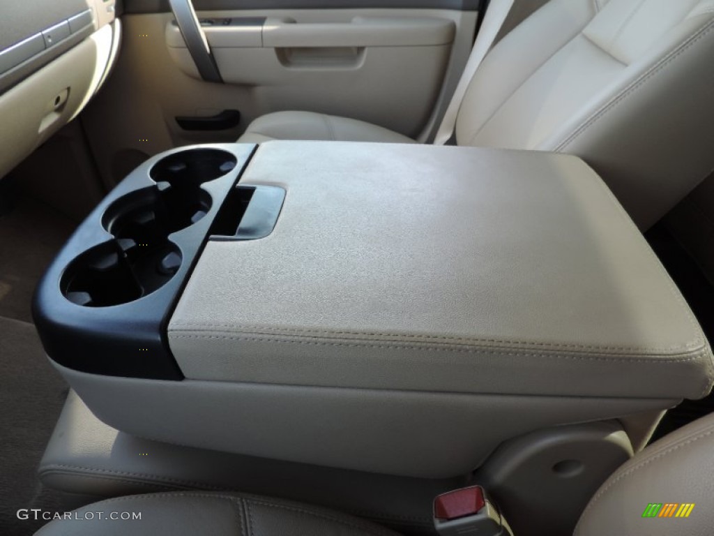 2012 Sierra 1500 SLE Crew Cab - Summit White / Very Dark Cashmere/Light Cashmere photo #20