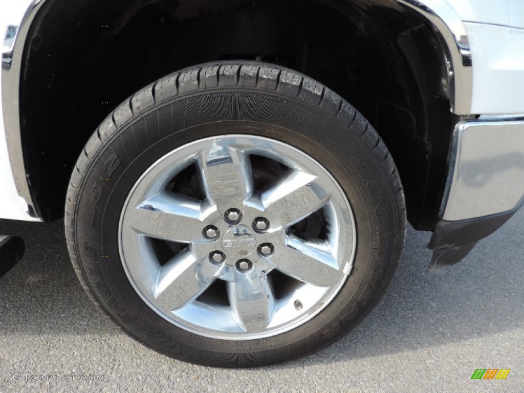 2012 Sierra 1500 SLE Crew Cab - Summit White / Very Dark Cashmere/Light Cashmere photo #22