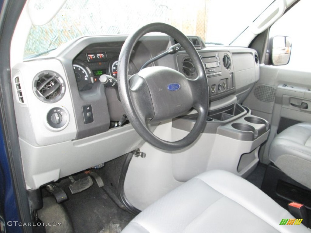 Medium Flint Interior 2010 Ford E Series Van E350 XL Passenger Photo #89199058