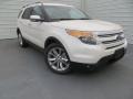 2014 White Platinum Ford Explorer Limited  photo #1