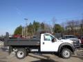 Oxford White - F450 Super Duty XL Regular Cab 4x4 Dump Truck Photo No. 1