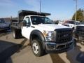 Oxford White 2014 Ford F450 Super Duty XL Regular Cab 4x4 Dump Truck Exterior