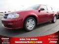 2014 Deep Cherry Red Crystal Pearl Dodge Avenger SE  photo #1