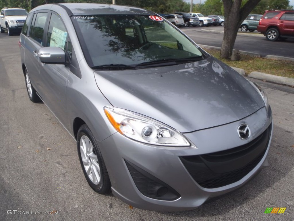 Liquid Silver Metallic 2014 Mazda MAZDA5 Sport Exterior Photo #89200942