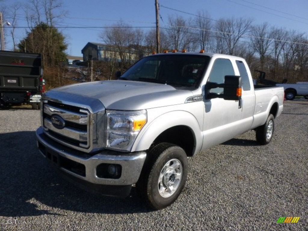 Ingot Silver Metallic 2014 Ford F250 Super Duty XLT SuperCab 4x4 Exterior Photo #89201713
