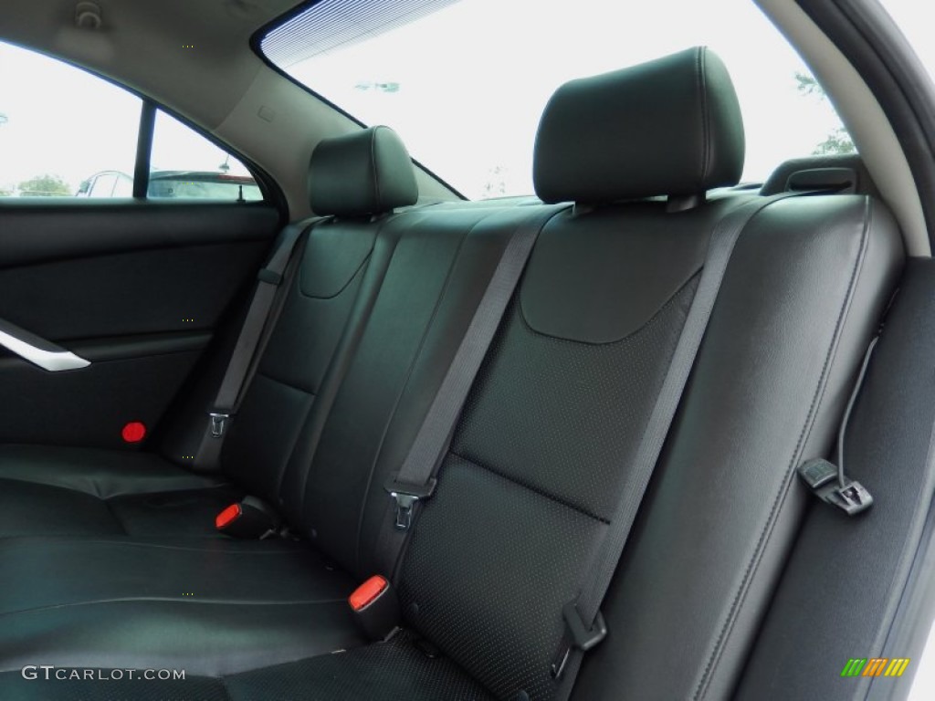 2009 Pontiac G6 GXP Sedan Rear Seat Photo #89201848