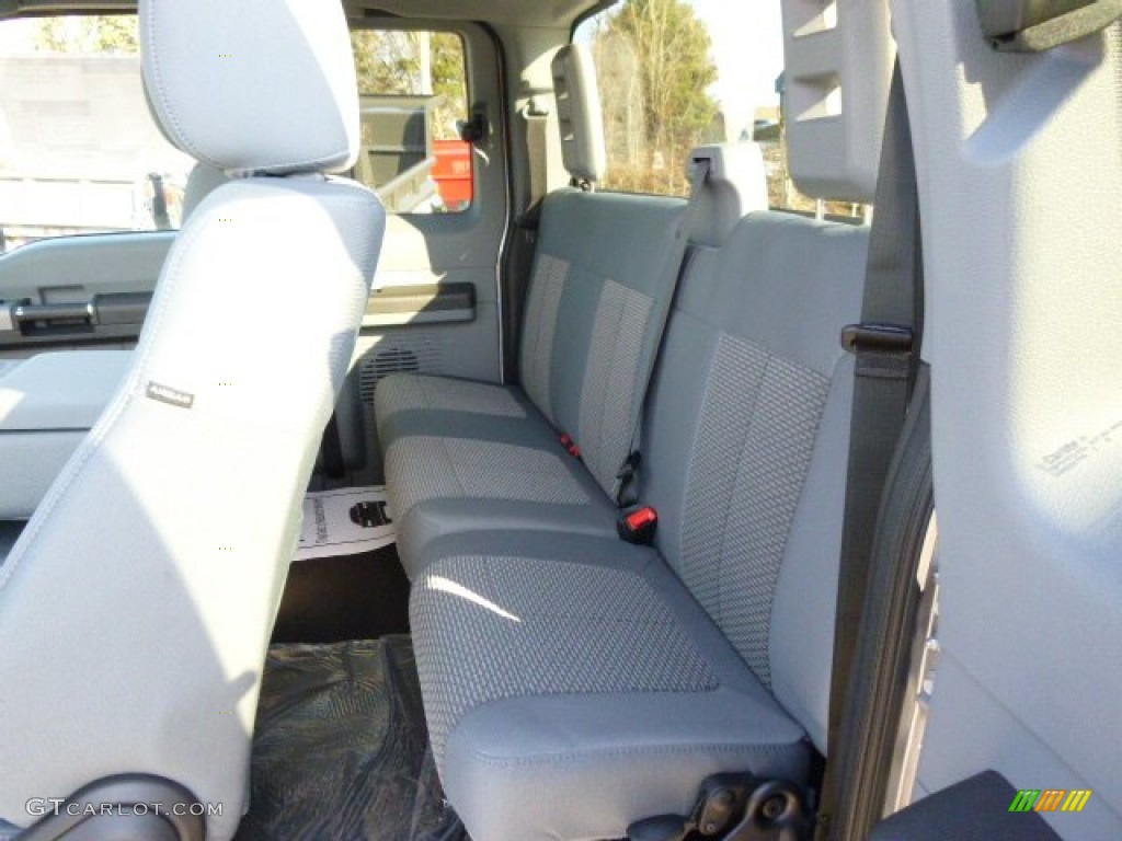 Steel Interior 2014 Ford F250 Super Duty XLT SuperCab 4x4 Photo #89201866