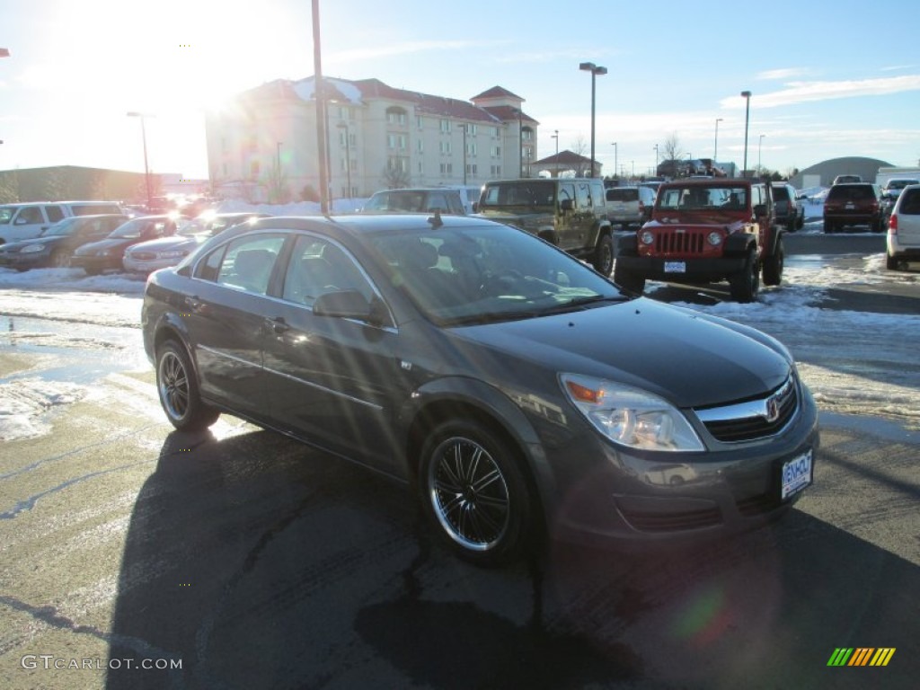 2008 Aura XE 3.5 - Techno Gray / Tan photo #1