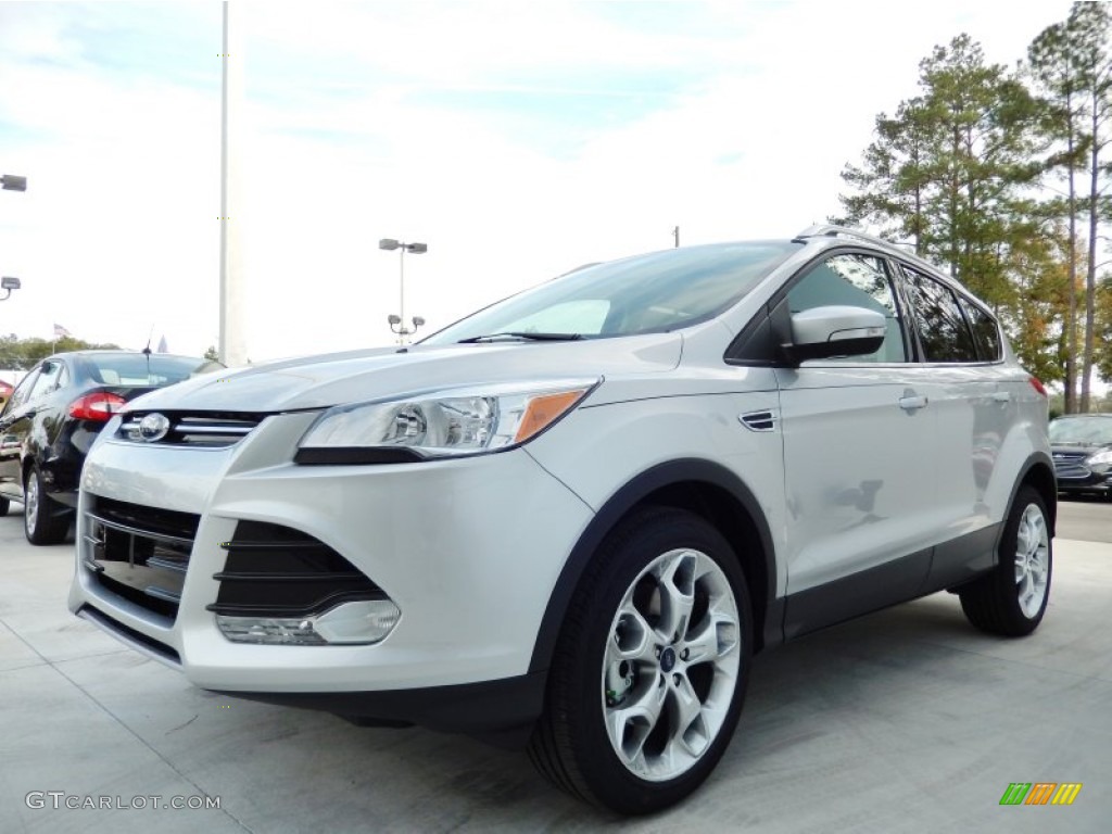 2014 Escape Titanium 2.0L EcoBoost - Ingot Silver / Medium Light Stone photo #1