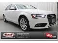 Glacier White Metallic 2013 Audi A4 2.0T quattro Sedan