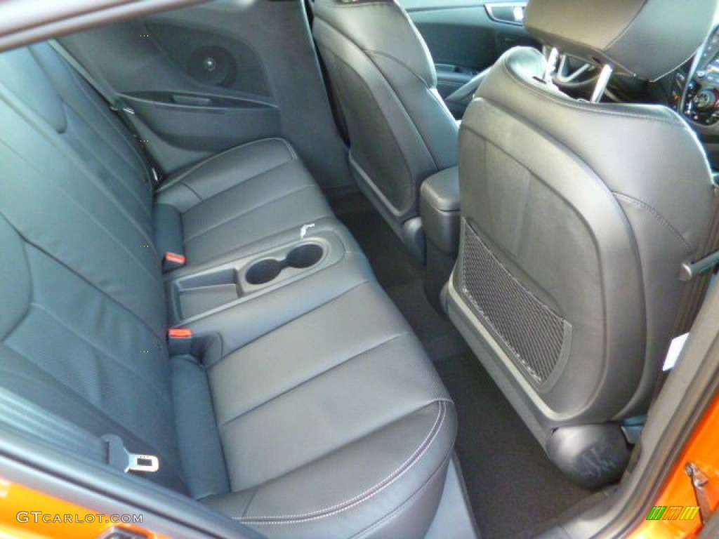 2014 Veloster Turbo - Vitamin C / Black photo #11
