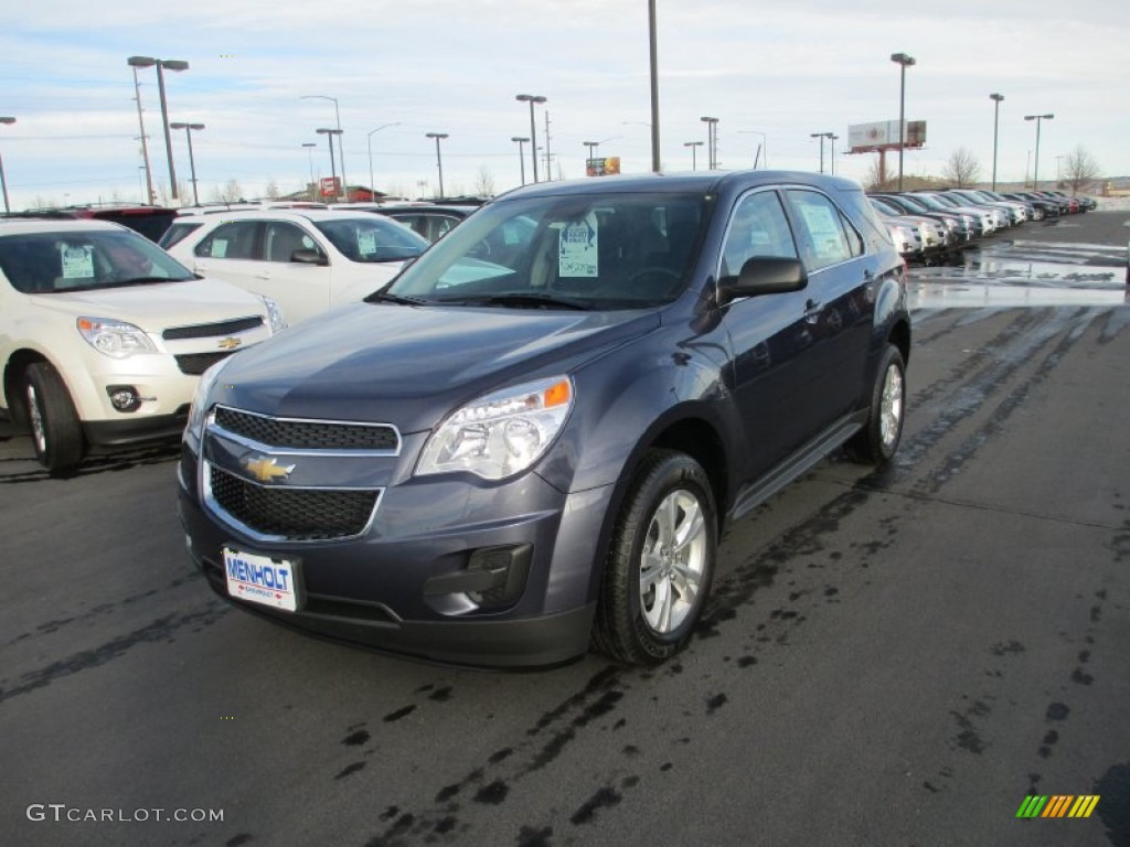 2014 Equinox LS - Atlantis Blue Metallic / Jet Black photo #2