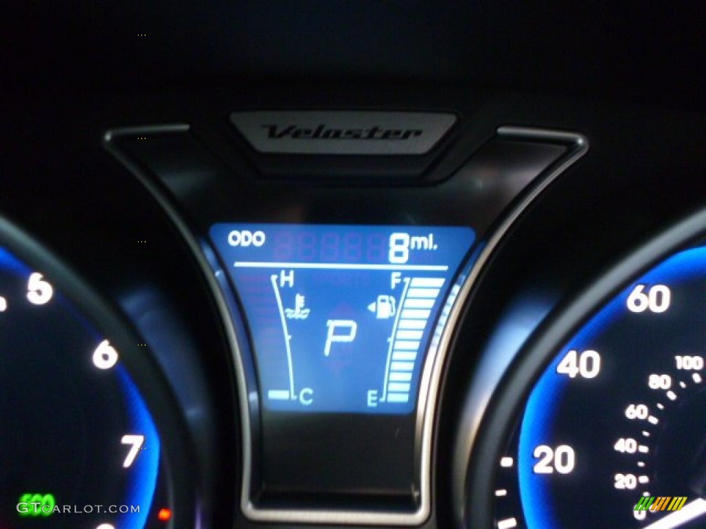 2014 Veloster Turbo - Vitamin C / Black photo #20