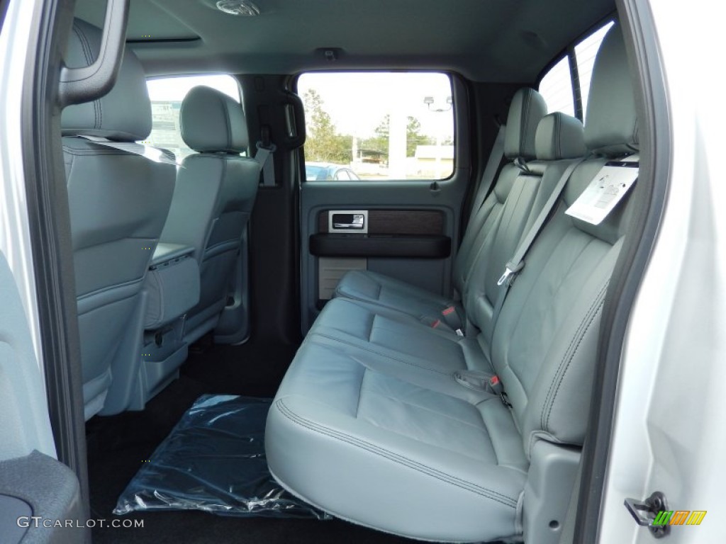 2014 Ford F150 Lariat SuperCrew Rear Seat Photo #89203767