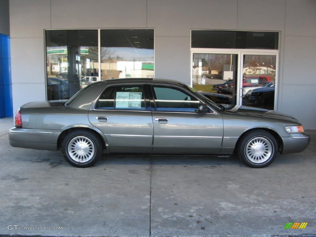 2002 Grand Marquis LS - Aspen Green Metallic / Medium Parchment photo #2