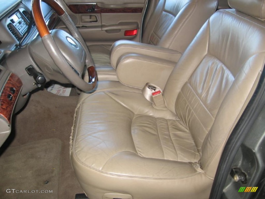 2002 Grand Marquis LS - Aspen Green Metallic / Medium Parchment photo #8