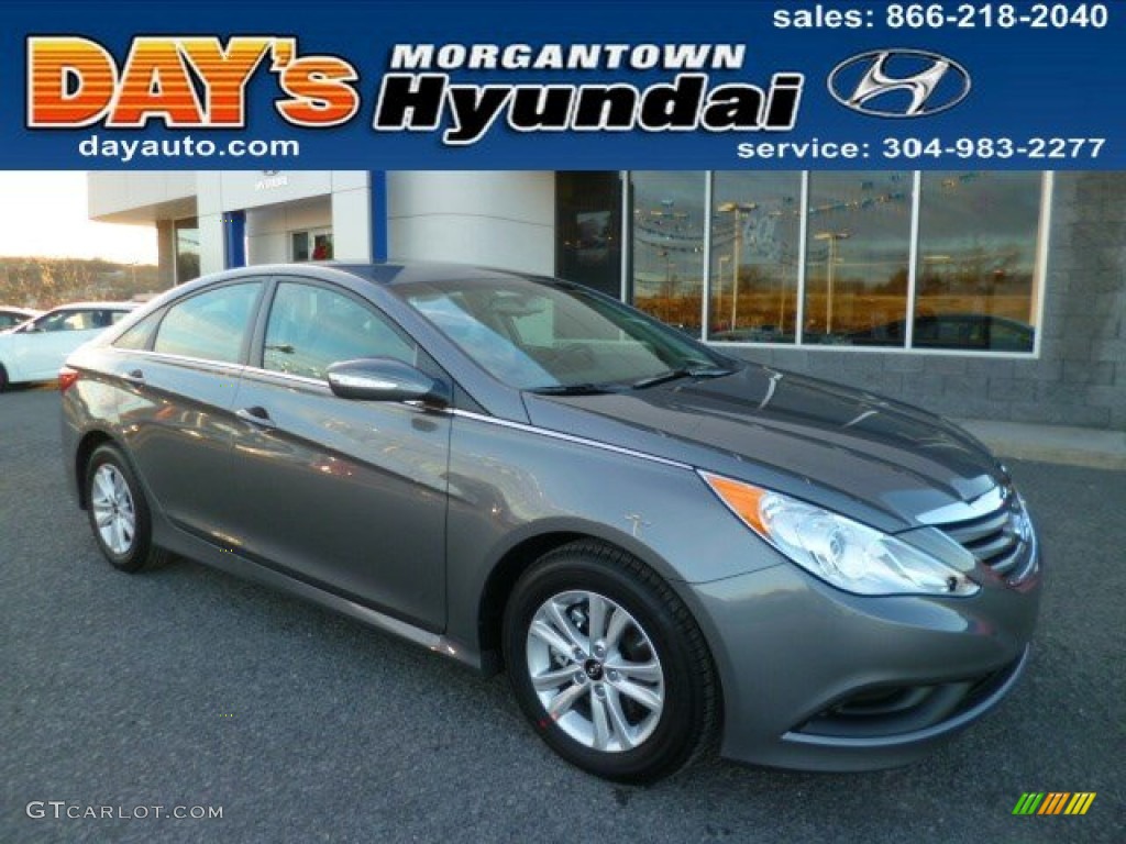 2014 Sonata GLS - Harbor Gray Metallic / Gray photo #1