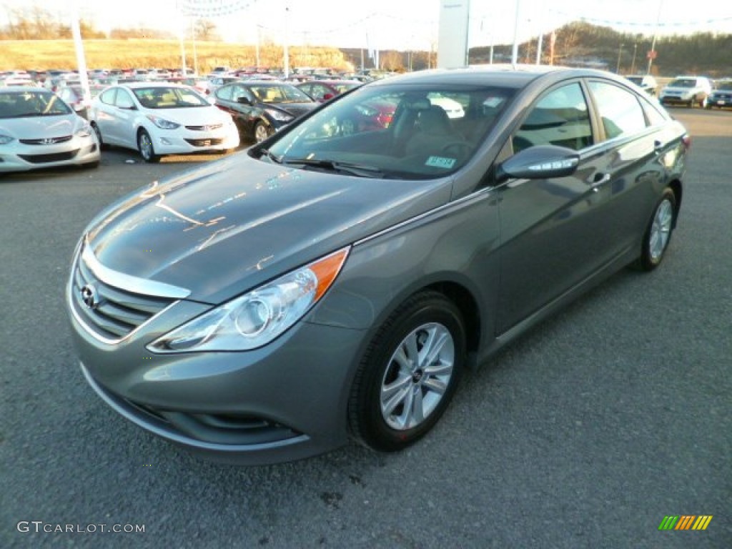 2014 Sonata GLS - Harbor Gray Metallic / Gray photo #3